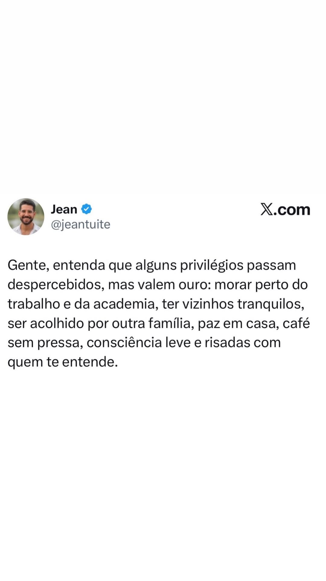 Alguns privilégios simples que valem ouro no dia a dia