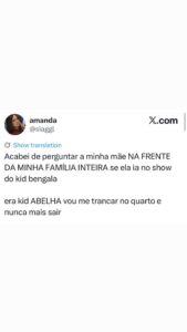 Perguntar na frente da família inteira se era Kid Bengala ou Kid Abelha virou me em destaque