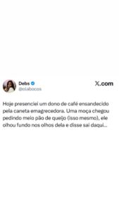 Quando o dono do café não quis vender meio pão de queijo, a situação virou meme em destaque
