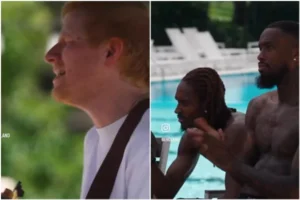 Ed Sheeran faz show exclusivo para seleção da Inglaterra antes das quartas da Copa do Mundo; veja vídeo