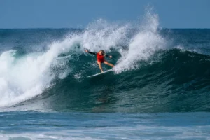 Tatiana Weston-Webb registra encontro com baleias durante sessão de surfe em Santa Catarina; veja vídeo