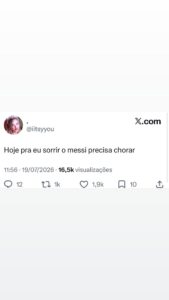 Quando o Messi precisa chorar pra gente rir, o humor fica garantido no Perrengue em destaque