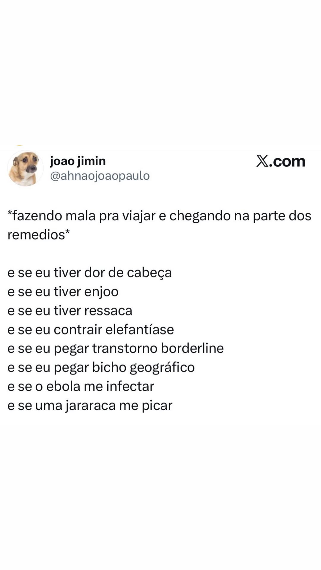qe joao jimin X.com 4 @ahnaojoaopaulo “fazendo mala pra viajar e chegando na parte