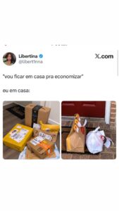 Ficar em casa pra economizar? Esse meme mostra que nem sempre é tão fácil assim em destaque