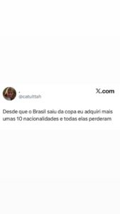 Brasil fora da Copa? Agora é torcer por várias nacionalidades que só perdem, pel em destaque
