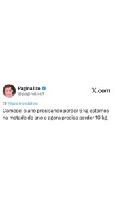 Meta de perder peso dobra no meio do ano e a luta continua. Quem se identifica c em destaque