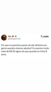 Quem nunca se perguntou por que o dinheiro dos parentes some ao virar adulto? Es em destaque