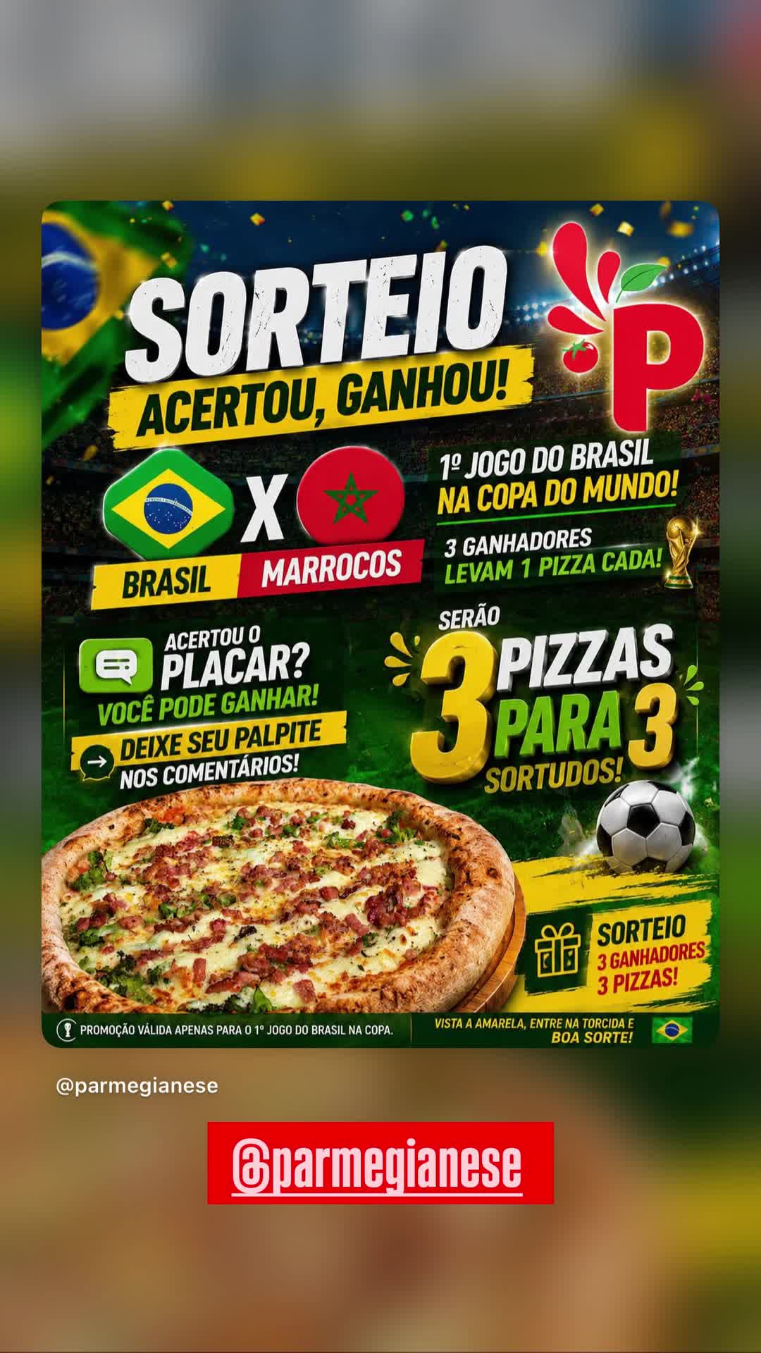 SORTEI ED E e 1º JOGO DO BRASIL O X “3 GANHADORES a OF SERAO suzy ACERTOUO rw. AS