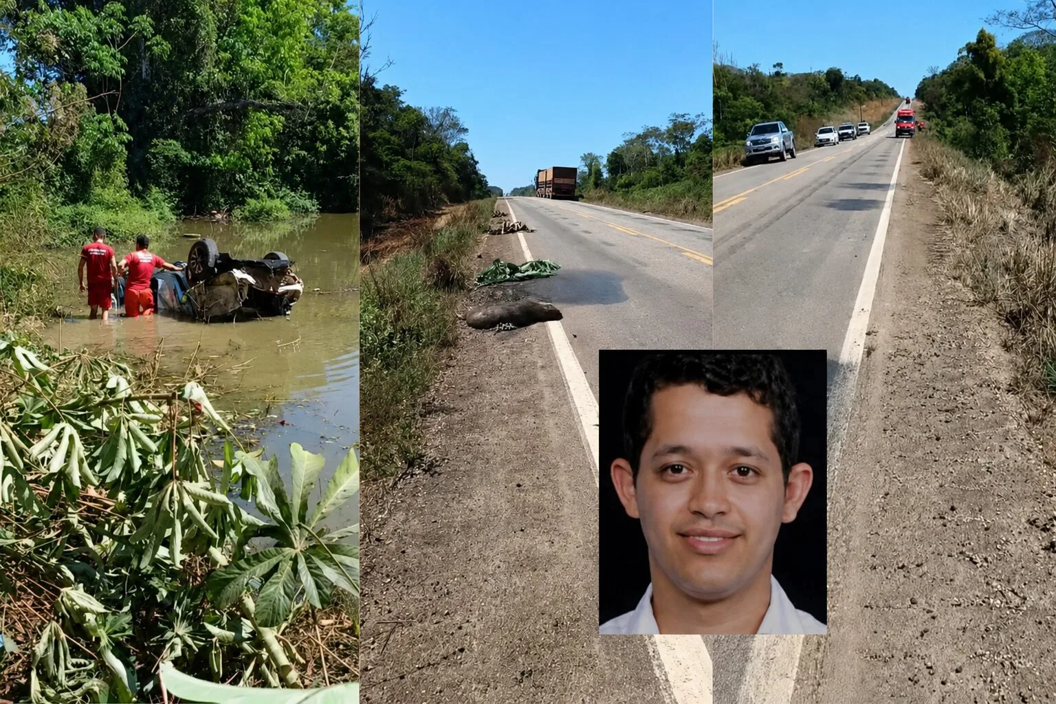 Farmacêutico de 33 anos morre após atingir capivara e carro cair em rio entre Matupá e União do Norte; veja vídeo