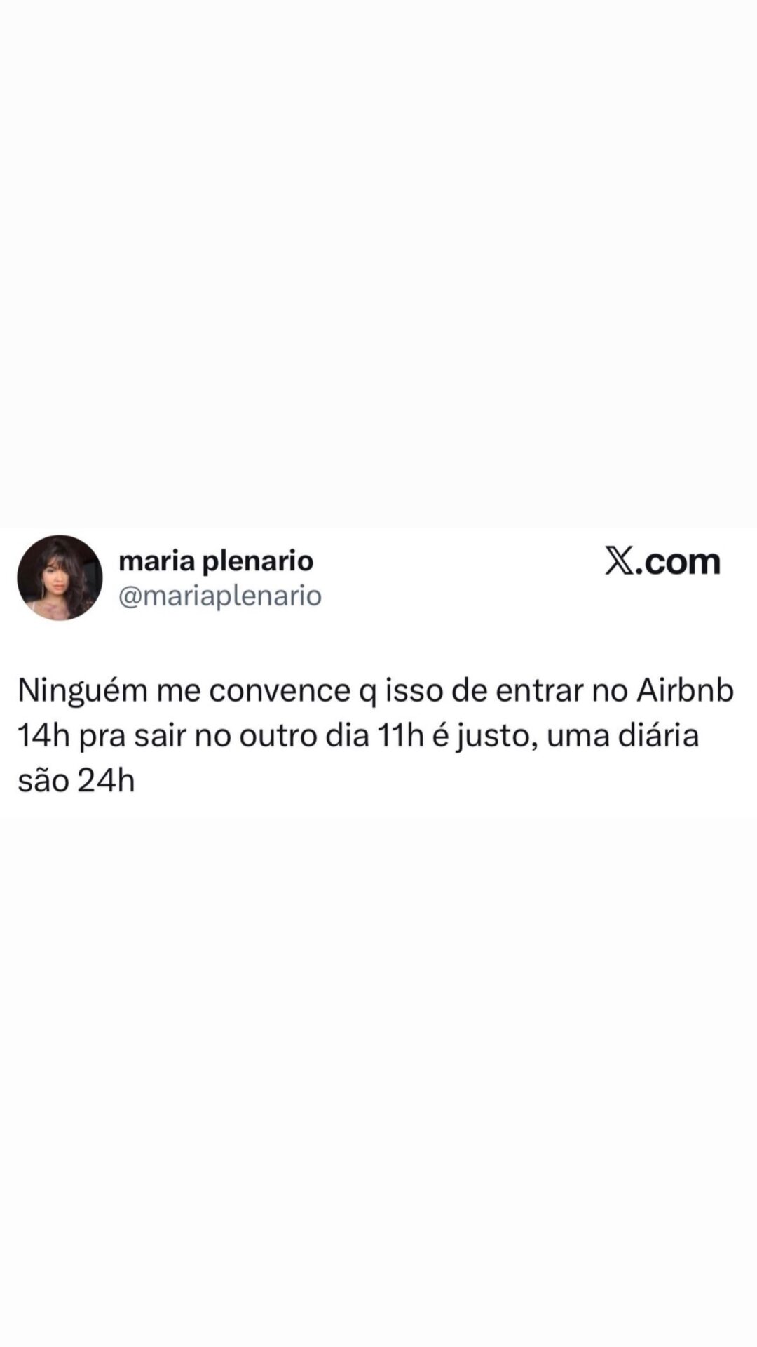 A conta do check-in que deixou muita gente pensativa