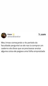A faculdade ensina cada jeito de economizar, viu em destaque