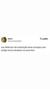 A justificativa mais respeitável do rolê em destaque