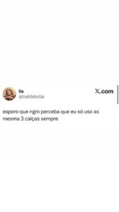 A rotina fashion que ninguém precisava descobrir em destaque