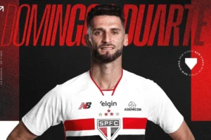 São Paulo anuncia o português Domingos Duarte como novo reforço para a defesa