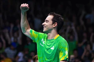 Hugo Calderano supera dinamarquês e avança às quartas de final do Europa Smash; veja vídeo