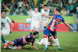 Fortaleza vence o Palmeiras na Arena Pantanal, mas Verdão garante vaga nas quartas da Copa do Brasil; veja os gols