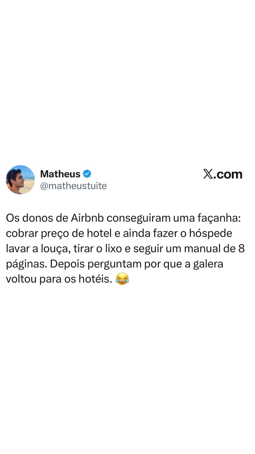 Quando Airbnb vira hotel e ainda te manda lavar a louça