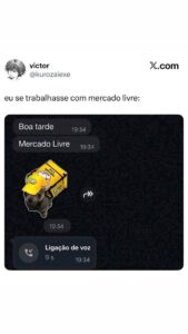 Mercado Livre na ligação de voz? Só no meme pra dar risada do cotidiano em destaque
