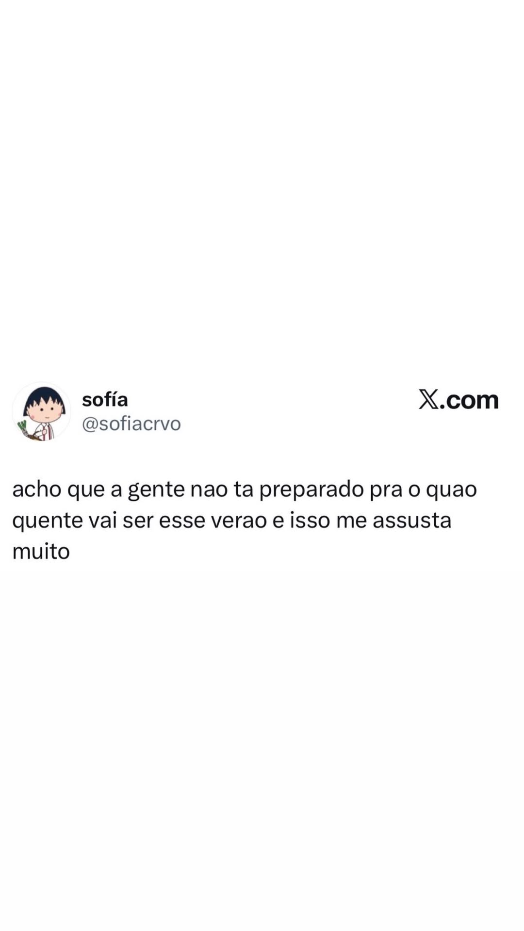 Quando o verão já chega causando preocupação