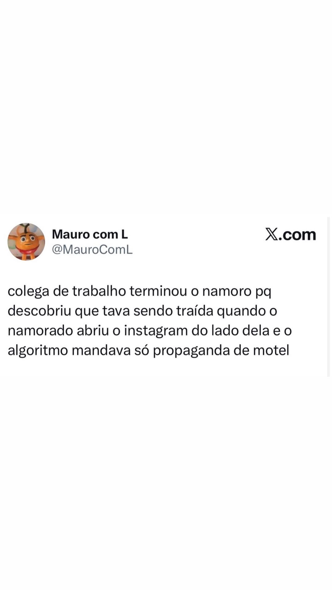 Tem coisa que o algoritmo entrega sem ninguém pedir