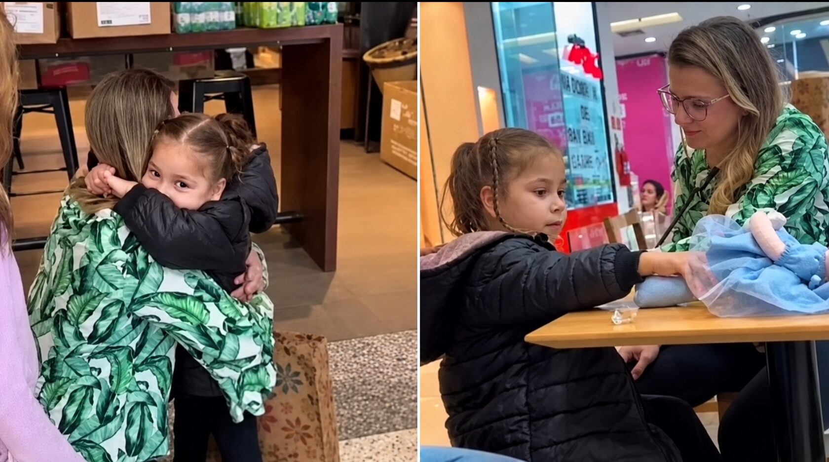 Mãe volta a ouvir coração da filha que morreu após conhecer criança que recebeu órgão transplantado; Veja vídeo
