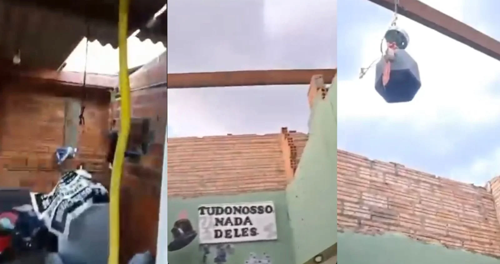 Moradora registra estragos e casas destelhadas após tempestade em Confresa; veja vídeo