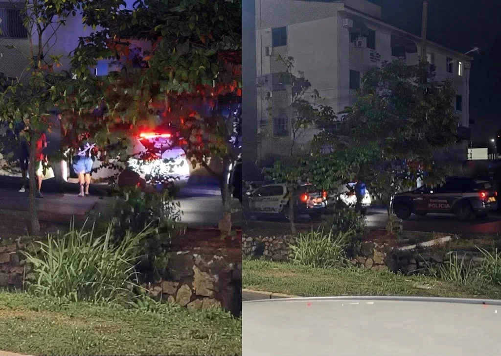 Tentativa de roubo de carro termina com perseguição ao lado de shopping em Várzea Grande; veja vídeo
