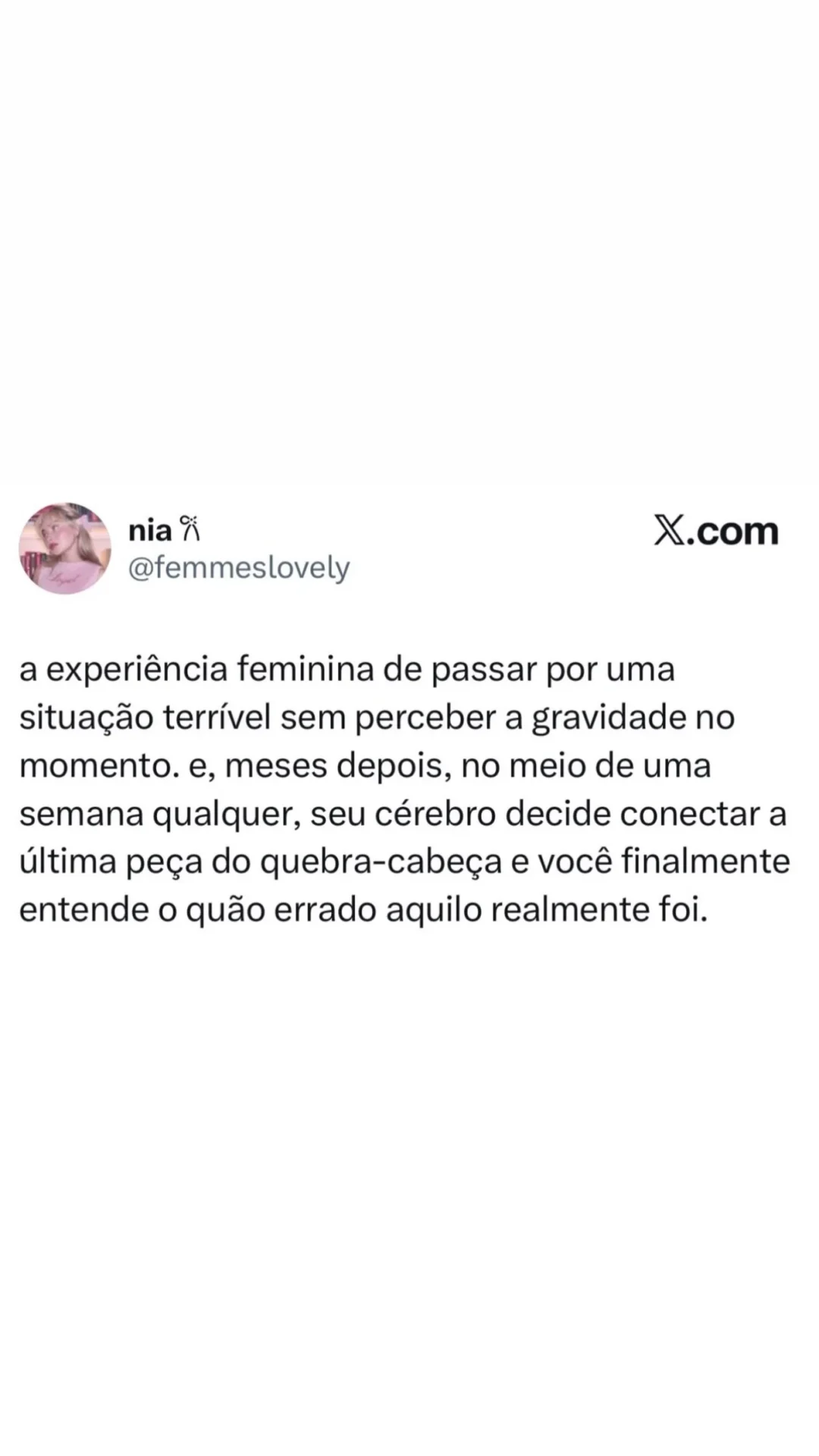 A ficha que resolve aparecer quando ninguém chamou