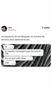 Quando a mensagem vai parar no lugar mais inesperado em destaque