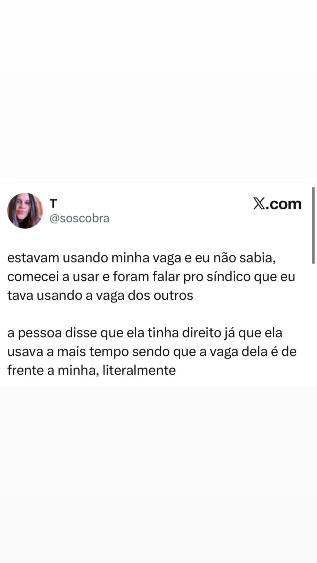 Tem discussão de condomínio que começa simples