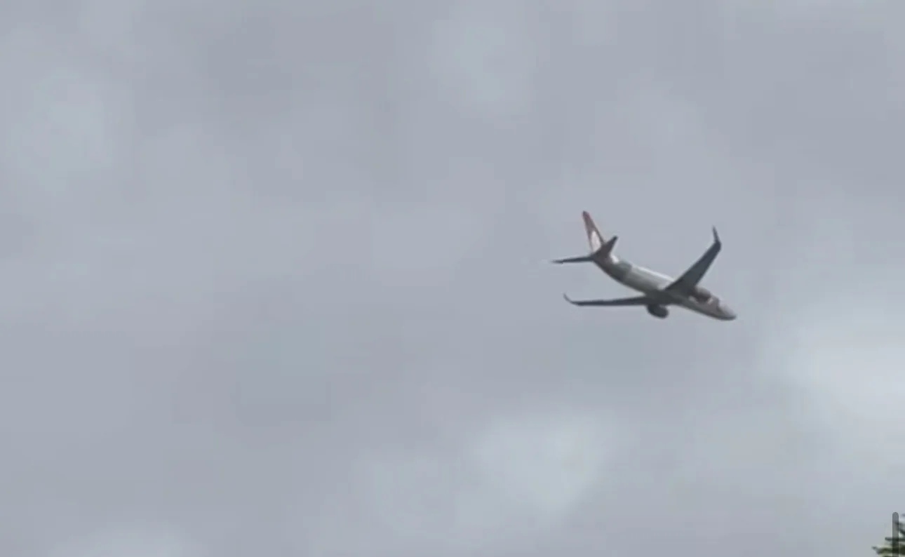 Avião com destino a São Paulo tem turbina atingida por pássaro; veja vídeo