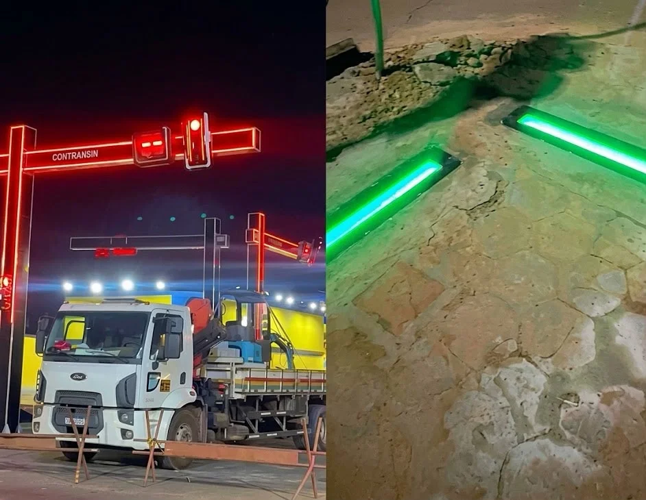 Novo modelo de semáforo usa luzes de LED para alertar pedestres e motoristas em Sinop; veja vídeo